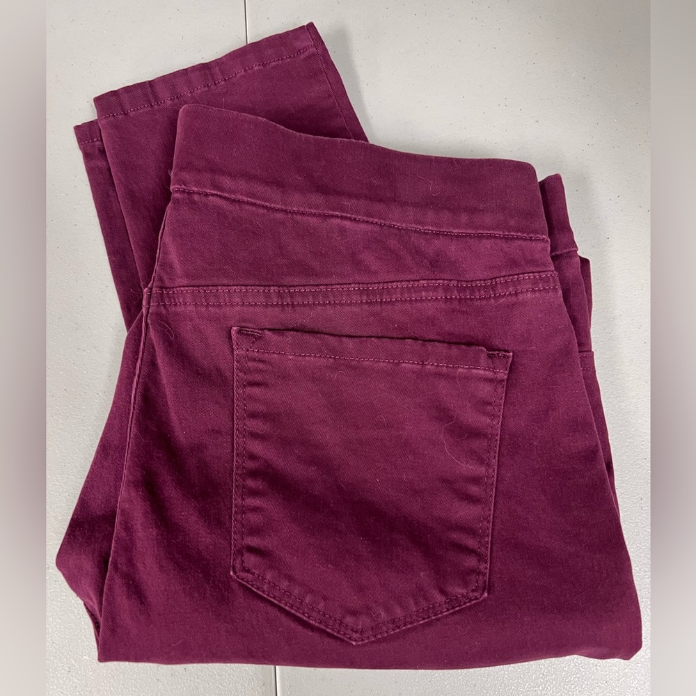 Nine West Deep Burgundy Jeans NWOT